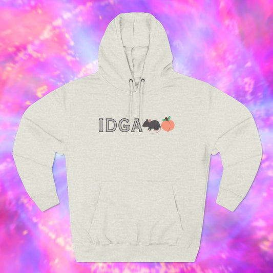 IDGA I Don't Give A Rats Ass Hoodie