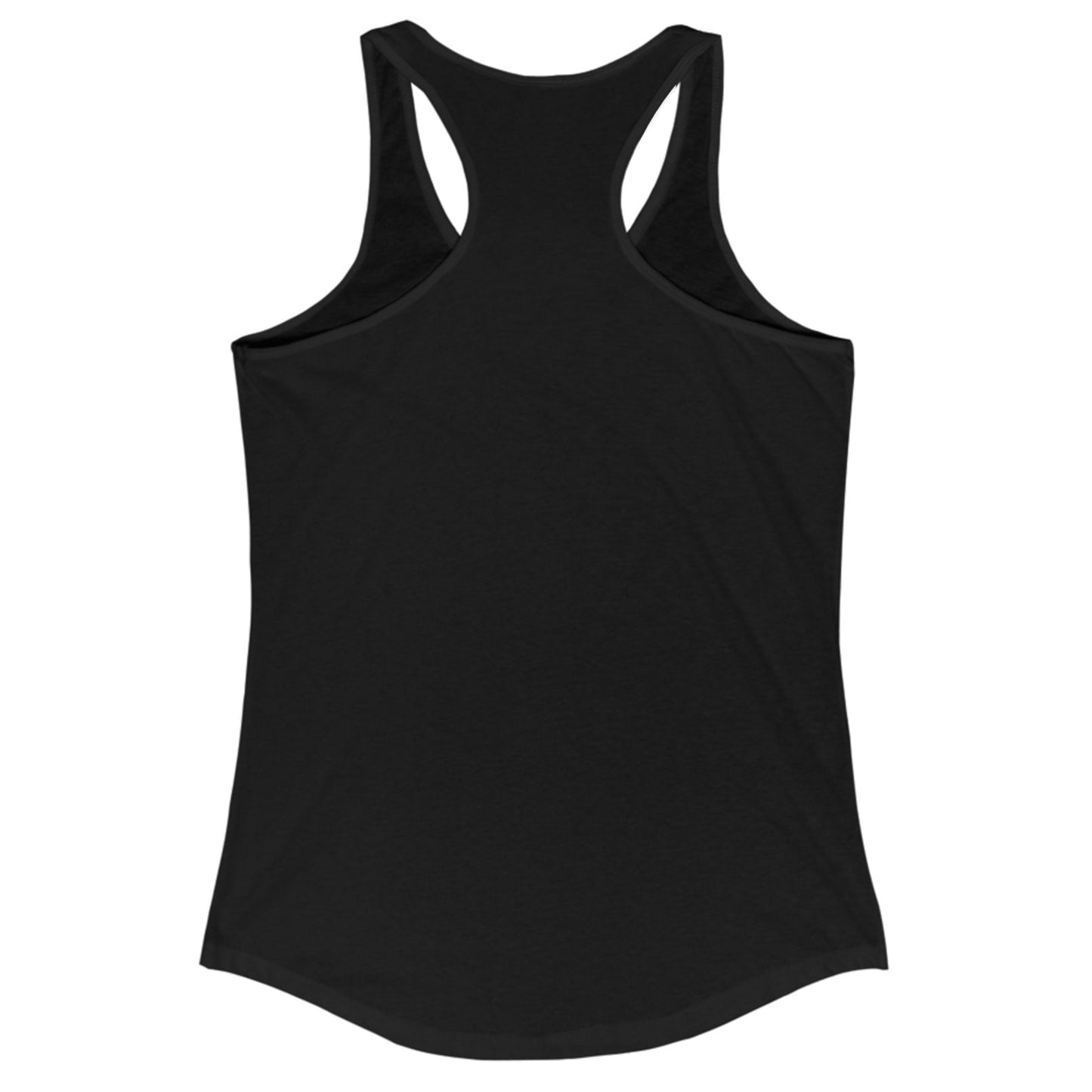 Black tank top on a white background