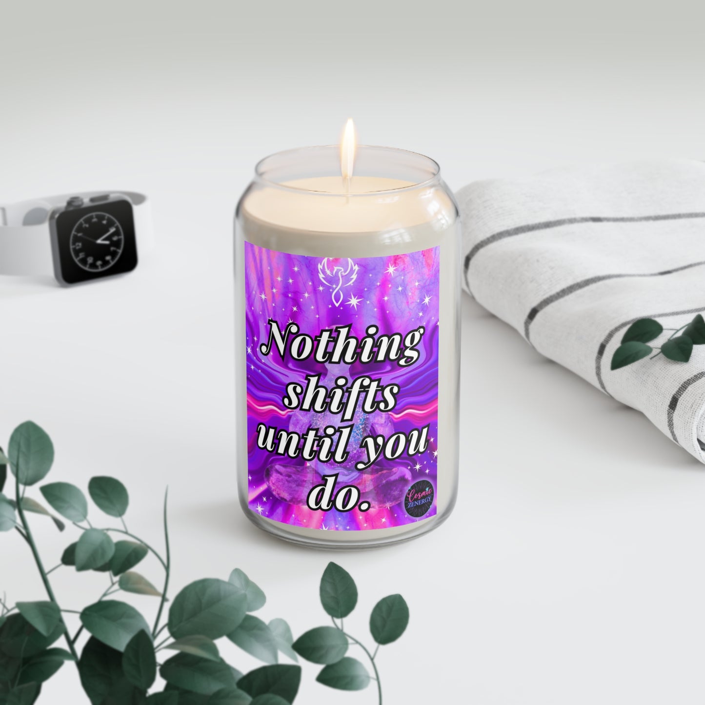 Nothing Shifts Until You Do Scented Soy Candles, 13.75oz