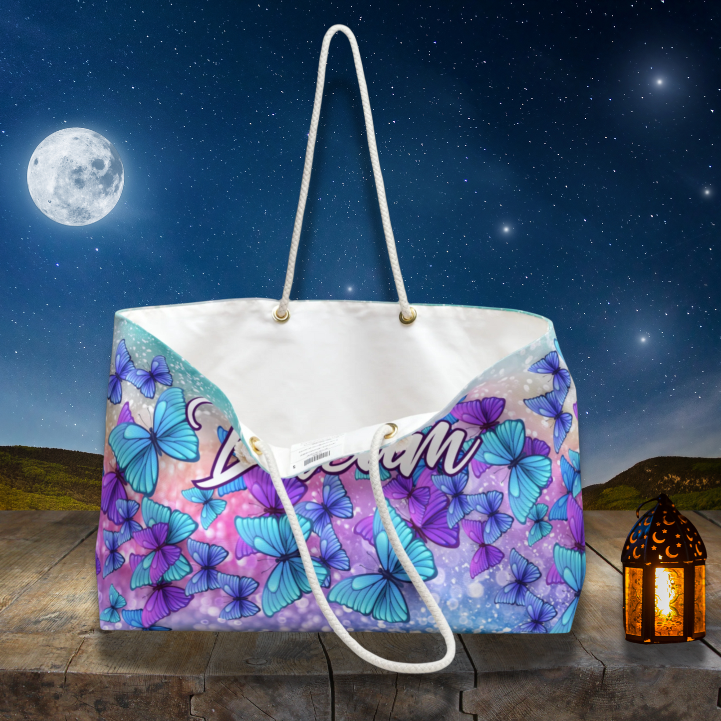 Dream Butterfly Trail Large Weekender Travel Bag