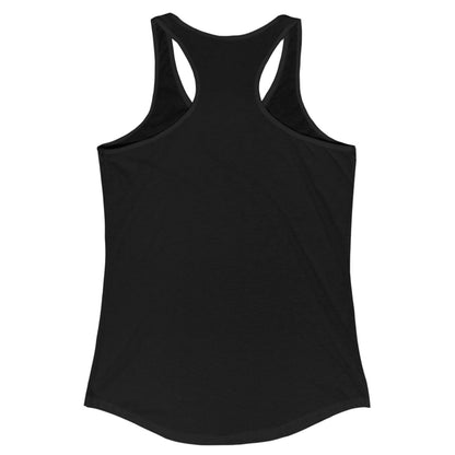 Black tank top on a white background