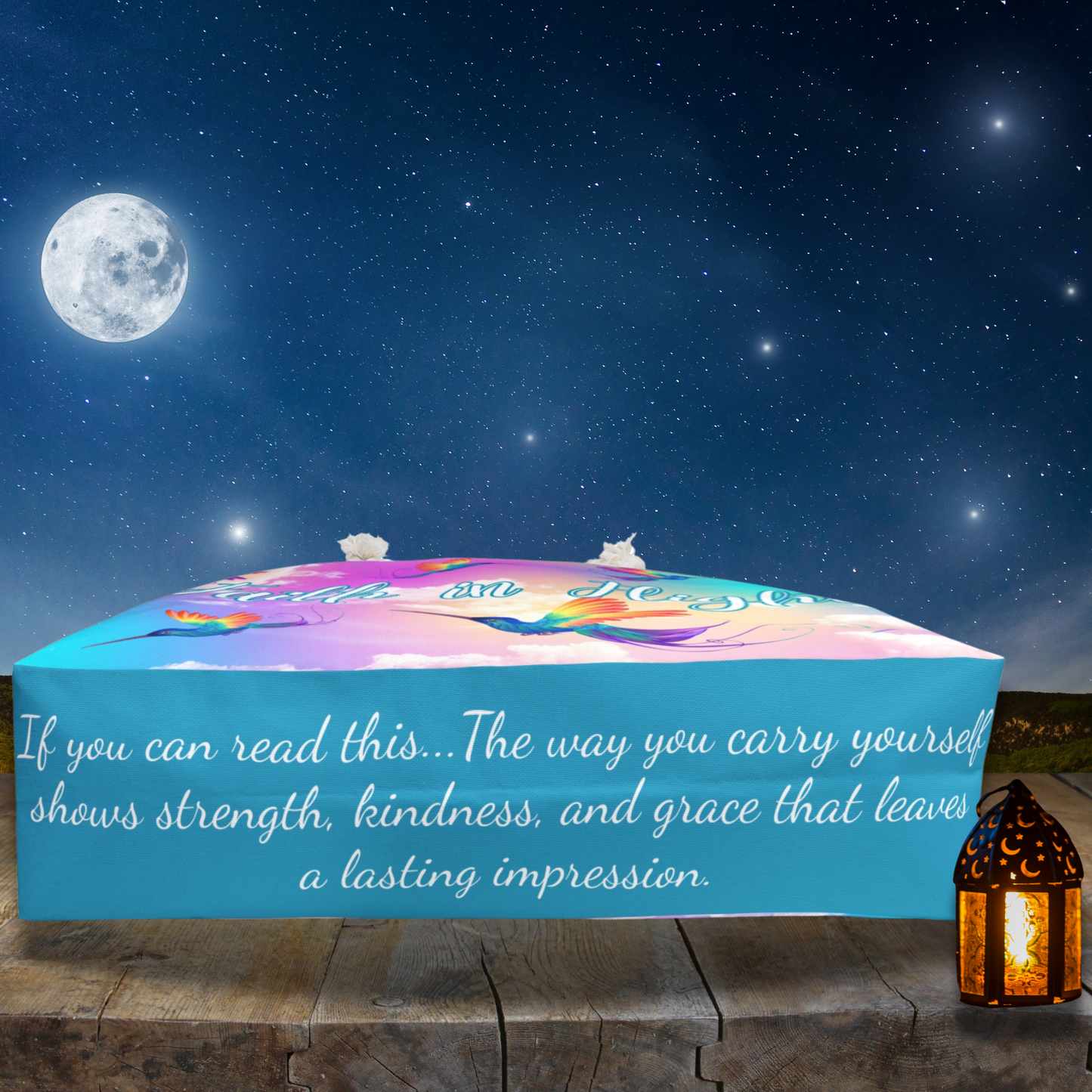 Faith in Flight Hummingbird Cloud Large Weekender Travel Bag