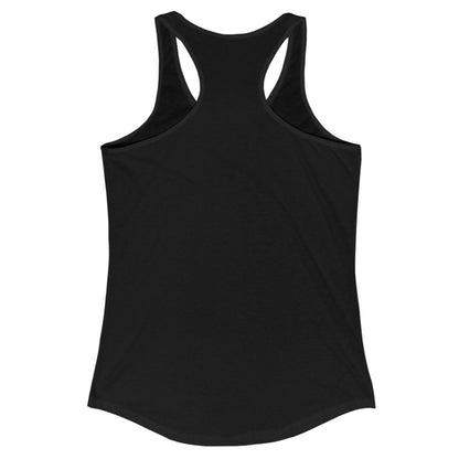 Black tank top on a white background