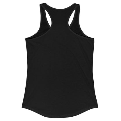 Black tank top on a white background