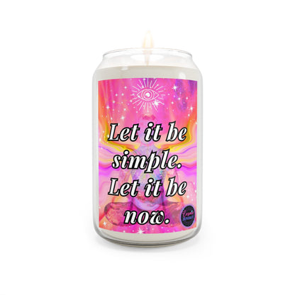 Let It Be Simple Let It Be Now Scented Soy Candles, 13.75oz