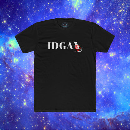 Black IDGA I Don't Give A Rats Ass Tee