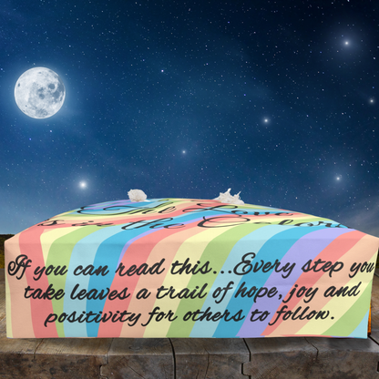 The Love is in the Colors Rainbow Swirl Large Weekender Travel Bag