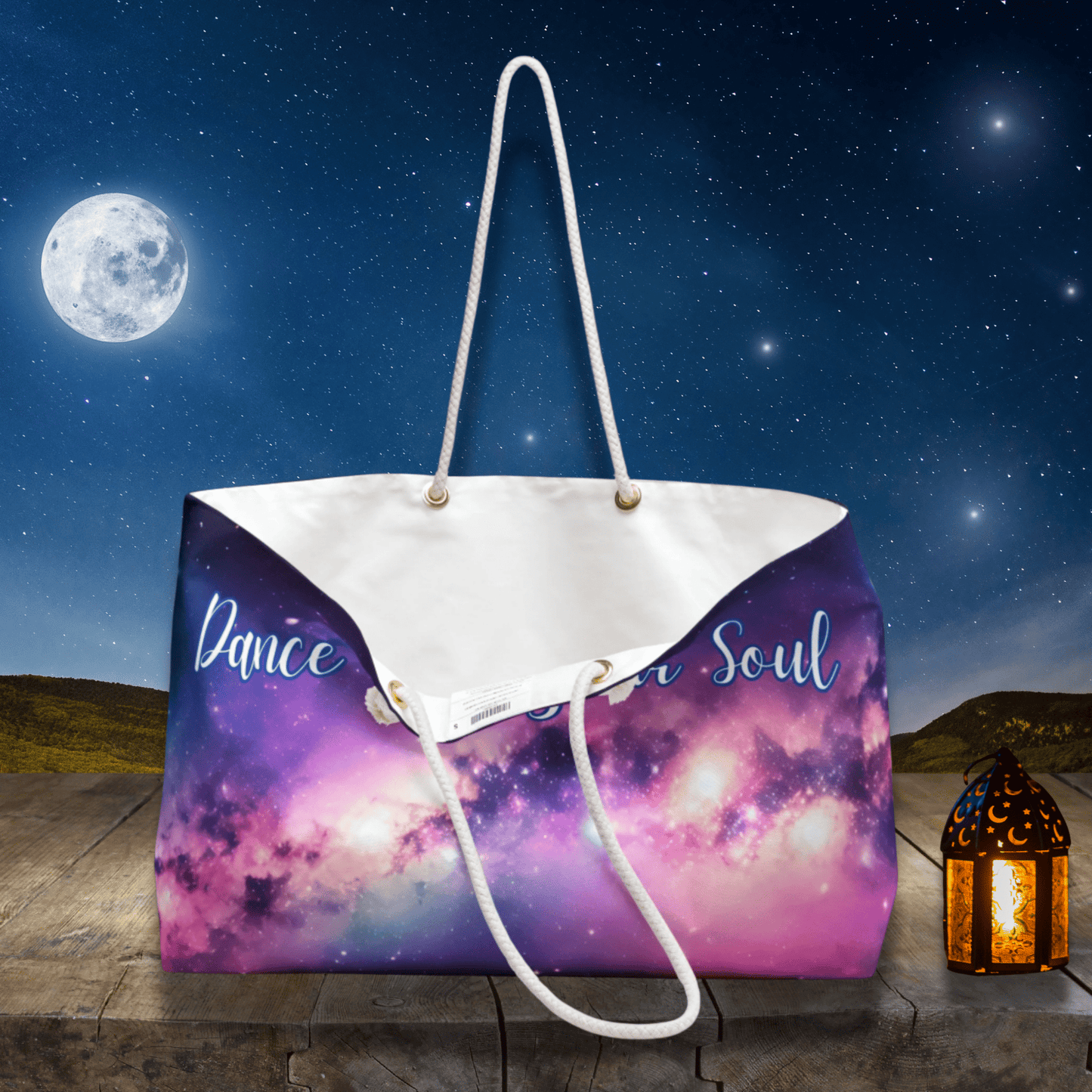 Dance with your Soul Large Weekender Travel Bag - Cosmic Zenergy