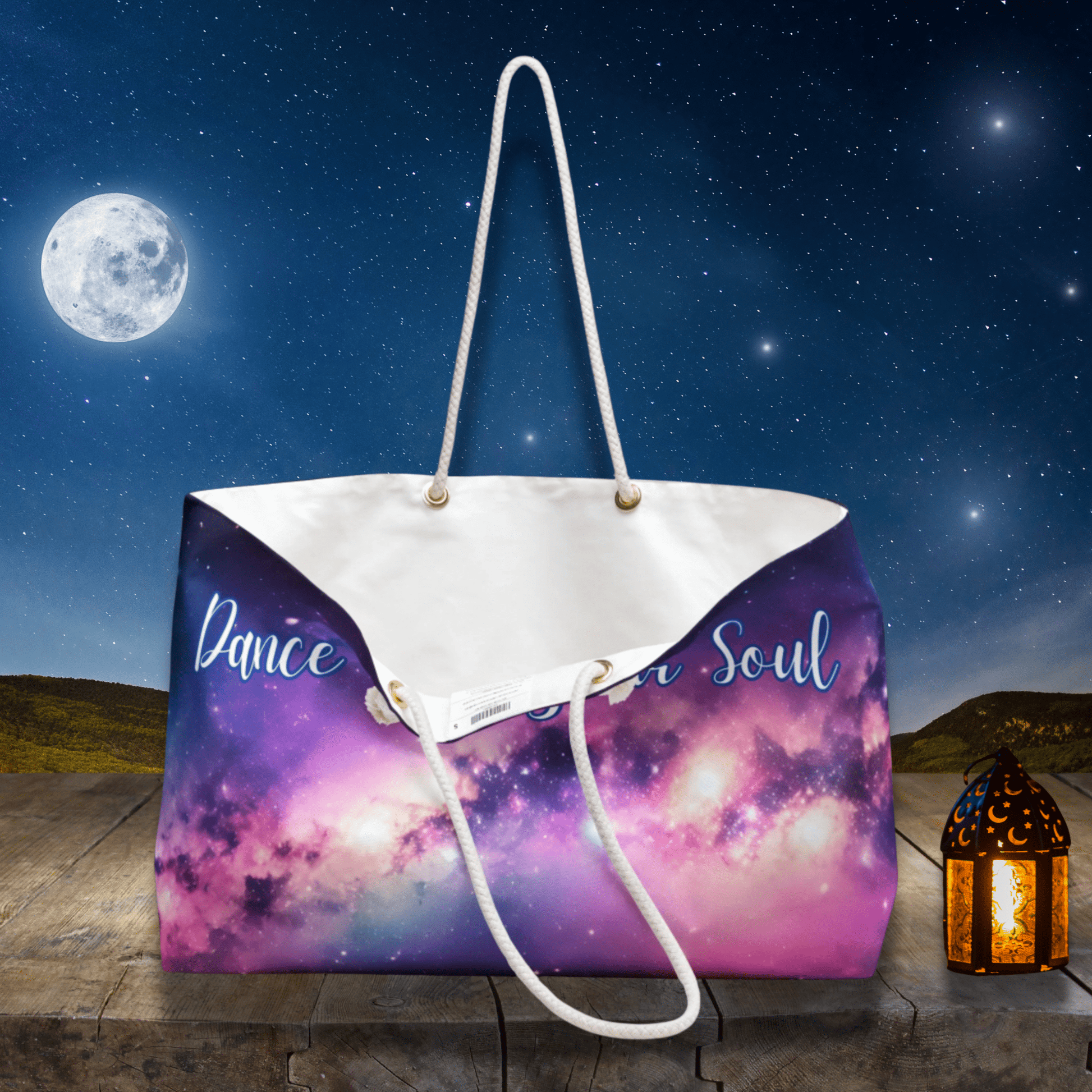 Dance with your Soul Large Weekender Travel Bag - Cosmic Zenergy